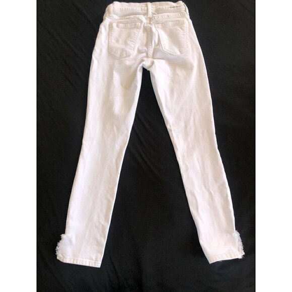 Current/Elliott Stiletto High Rise Frayed Hem Jean - Picture 3 of 9